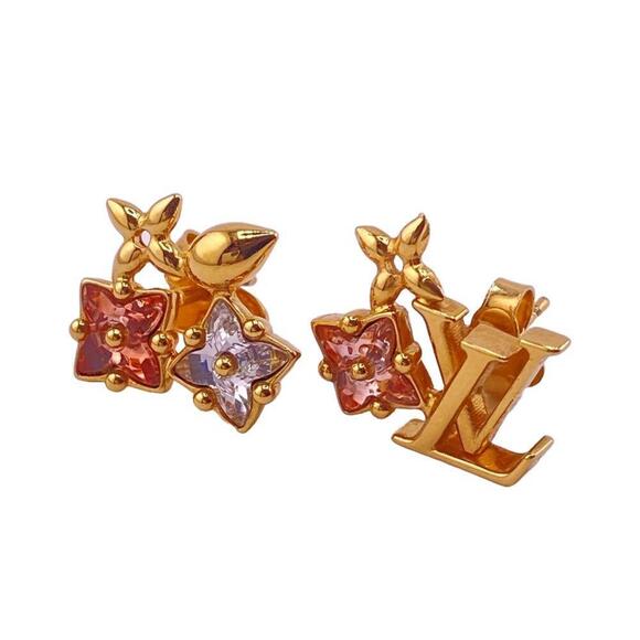 LOUIS VUITTON Pink Earrings - Picture 1 of 9